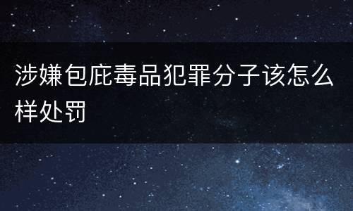 涉嫌包庇毒品犯罪分子该怎么样处罚