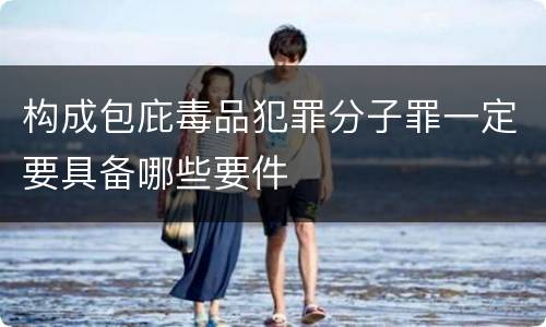 构成包庇毒品犯罪分子罪一定要具备哪些要件