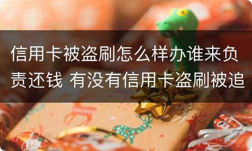 信用卡被盗刷怎么样办谁来负责还钱 有没有信用卡盗刷被追回的例子