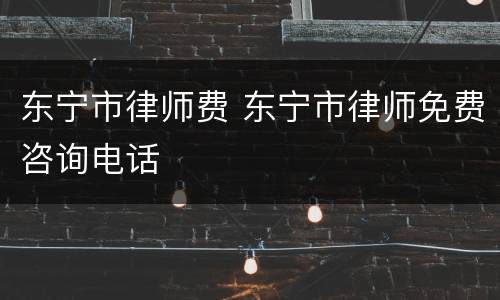 东宁市律师费 东宁市律师免费咨询电话