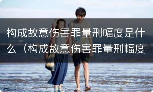 构成故意伤害罪量刑幅度是什么（构成故意伤害罪量刑幅度是什么标准）