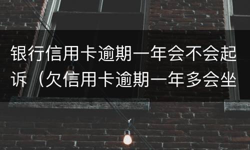 银行信用卡逾期一年会不会起诉（欠信用卡逾期一年多会坐牢吗）