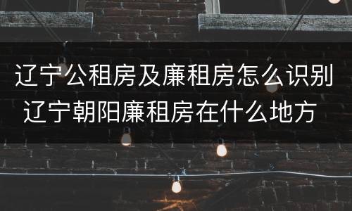 辽宁公租房及廉租房怎么识别 辽宁朝阳廉租房在什么地方