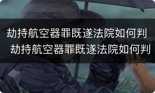 劫持航空器罪既遂法院如何判 劫持航空器罪既遂法院如何判