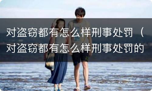 对盗窃都有怎么样刑事处罚（对盗窃都有怎么样刑事处罚的认定）