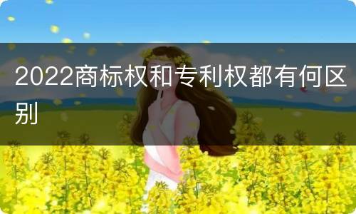2022商标权和专利权都有何区别