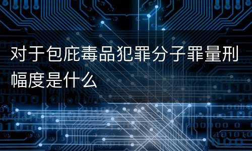 对于包庇毒品犯罪分子罪量刑幅度是什么