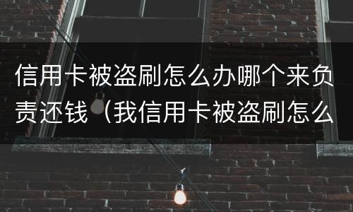 信用卡被盗刷怎么办哪个来负责还钱（我信用卡被盗刷怎么办）
