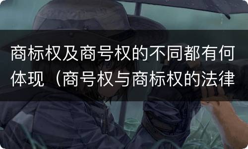商标权及商号权的不同都有何体现（商号权与商标权的法律冲突与解决）