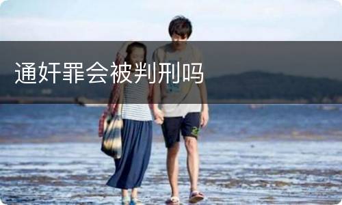 通奸罪会被判刑吗