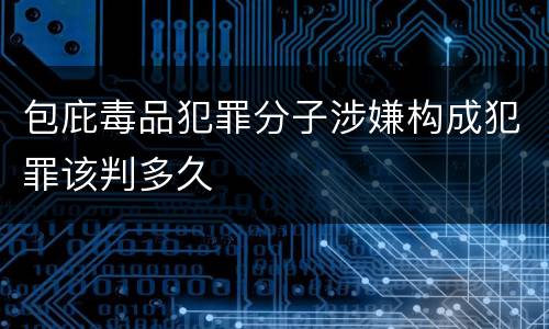 包庇毒品犯罪分子涉嫌构成犯罪该判多久