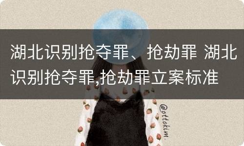 湖北识别抢夺罪、抢劫罪 湖北识别抢夺罪,抢劫罪立案标准