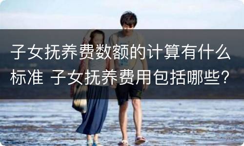 子女抚养费数额的计算有什么标准 子女抚养费用包括哪些?如何计算?