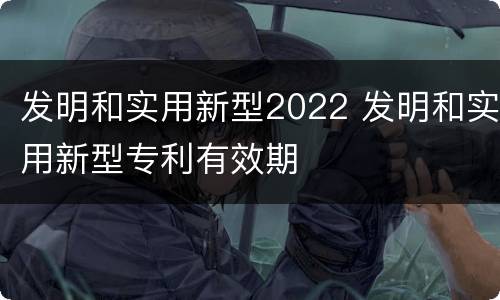 发明和实用新型2022 发明和实用新型专利有效期