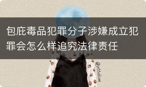 包庇毒品犯罪分子涉嫌成立犯罪会怎么样追究法律责任