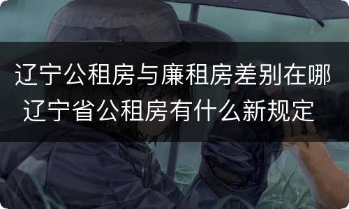 辽宁公租房与廉租房差别在哪 辽宁省公租房有什么新规定