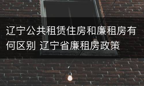 辽宁公共租赁住房和廉租房有何区别 辽宁省廉租房政策