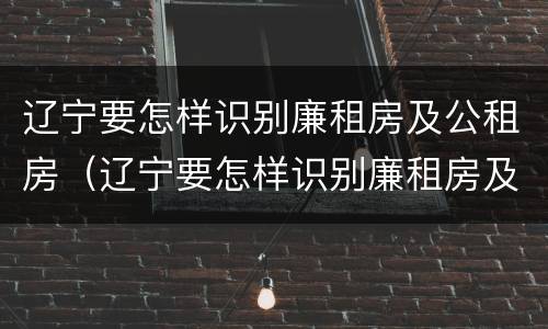 辽宁要怎样识别廉租房及公租房（辽宁要怎样识别廉租房及公租房呢）