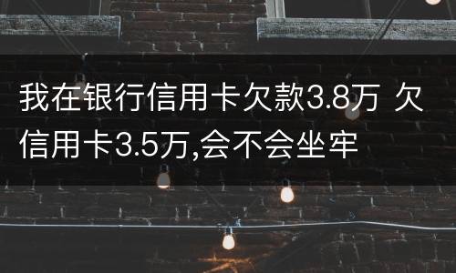 我在银行信用卡欠款3.8万 欠信用卡3.5万,会不会坐牢