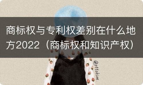 商标权与专利权差别在什么地方2022（商标权和知识产权）