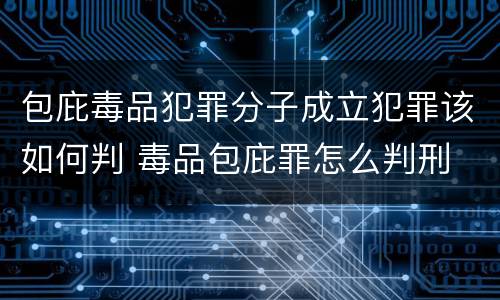 包庇毒品犯罪分子成立犯罪该如何判 毒品包庇罪怎么判刑