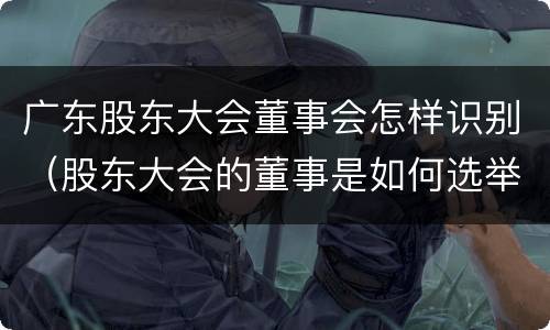 广东股东大会董事会怎样识别（股东大会的董事是如何选举出来的?）