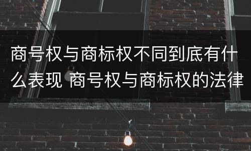 商号权与商标权不同到底有什么表现 商号权与商标权的法律冲突与解决