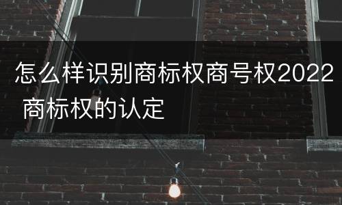 怎么样识别商标权商号权2022 商标权的认定