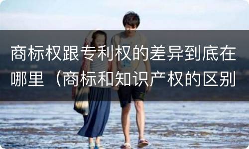 商标权跟专利权的差异到底在哪里（商标和知识产权的区别）