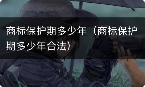 商标保护期多少年（商标保护期多少年合法）
