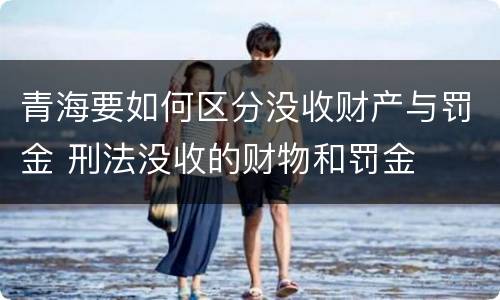 青海要如何区分没收财产与罚金 刑法没收的财物和罚金