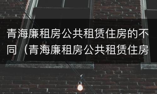 青海廉租房公共租赁住房的不同（青海廉租房公共租赁住房的不同标准）