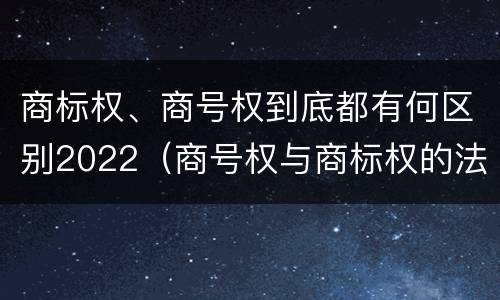 商标权、商号权到底都有何区别2022（商号权与商标权的法律冲突与解决）