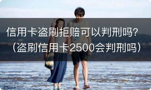 信用卡盗刷拒赔可以判刑吗？（盗刷信用卡2500会判刑吗）