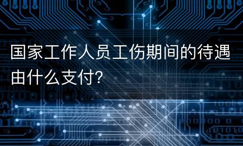 国家工作人员工伤期间的待遇由什么支付？