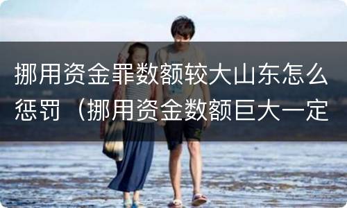 挪用资金罪数额较大山东怎么惩罚（挪用资金数额巨大一定构成犯罪）