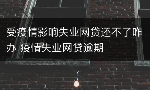 受疫情影响失业网贷还不了咋办 疫情失业网贷逾期