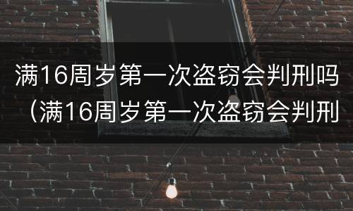 满16周岁第一次盗窃会判刑吗（满16周岁第一次盗窃会判刑吗）