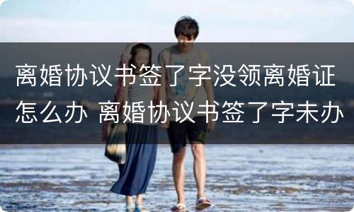 离婚协议书签了字没领离婚证怎么办 离婚协议书签了字未办理离婚手续