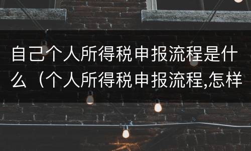 自己个人所得税申报流程是什么（个人所得税申报流程,怎样就算通过）