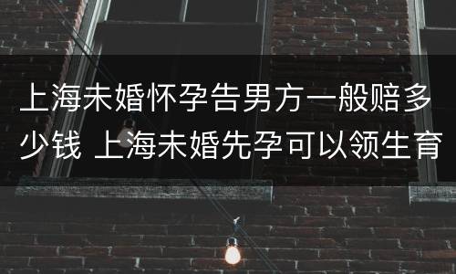 上海未婚怀孕告男方一般赔多少钱 上海未婚先孕可以领生育津贴吗
