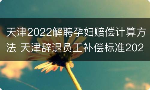 天津2022解聘孕妇赔偿计算方法 天津辞退员工补偿标准2021