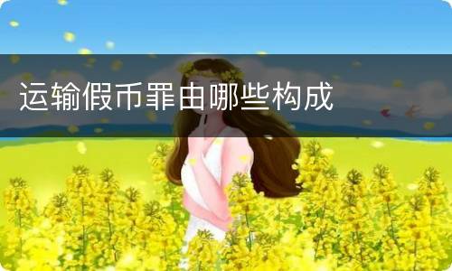 运输假币罪由哪些构成