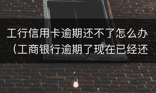 工行信用卡逾期还不了怎么办（工商银行逾期了现在已经还不进去了怎么办）