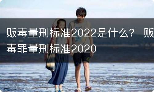贩毒量刑标准2022是什么？ 贩毒罪量刑标准2020