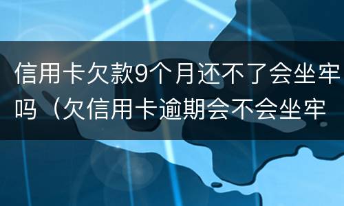 信用卡欠款9个月还不了会坐牢吗（欠信用卡逾期会不会坐牢）