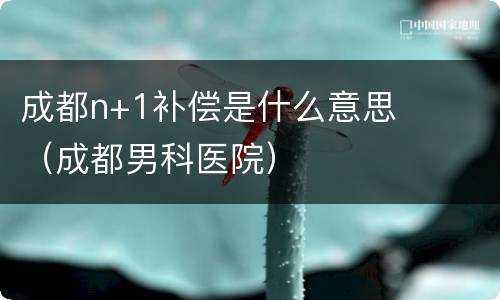 成都n+1补偿是什么意思（成都男科医院）