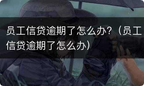 员工信贷逾期了怎么办?（员工信贷逾期了怎么办）