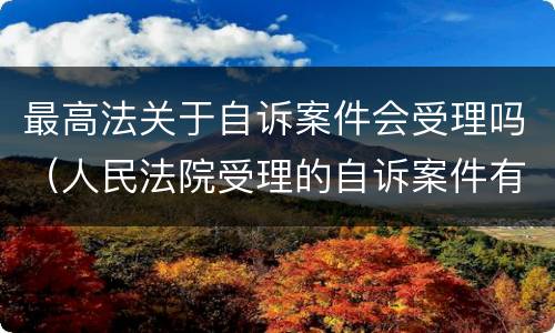 最高法关于自诉案件会受理吗（人民法院受理的自诉案件有哪些）