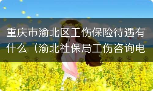 重庆市渝北区工伤保险待遇有什么（渝北社保局工伤咨询电话）